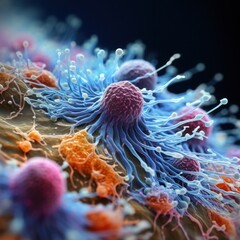 close up of a cell