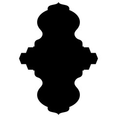 Islamic Label Emblem Shape Glyph Pictogram symbol visual illustration