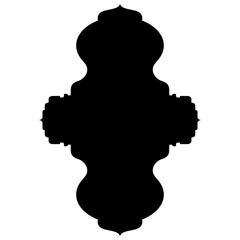 Islamic Label Emblem Shape Glyph Pictogram symbol visual illustration