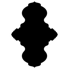 Islamic Label Emblem Shape Glyph Pictogram symbol visual illustration