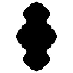 Islamic Label Emblem Shape Glyph Pictogram symbol visual illustration
