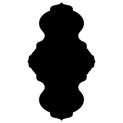 Islamic Label Emblem Shape Glyph Pictogram symbol visual illustration