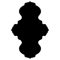 Islamic Label Emblem Shape Glyph Pictogram symbol visual illustration