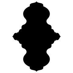 Islamic Label Emblem Shape Glyph Pictogram symbol visual illustration