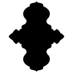 Islamic Label Emblem Shape Glyph Pictogram symbol visual illustration