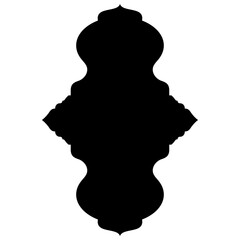 Islamic Label Emblem Shape Glyph Pictogram symbol visual illustration