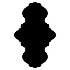 Islamic Label Emblem Shape Glyph Pictogram symbol visual illustration