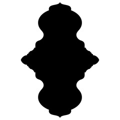 Islamic Label Emblem Shape Glyph Pictogram symbol visual illustration
