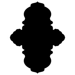 Islamic Label Emblem Shape Glyph Pictogram symbol visual illustration