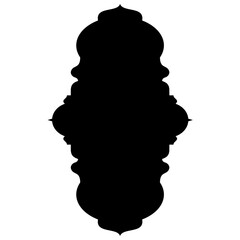 Islamic Label Emblem Shape Glyph Pictogram symbol visual illustration
