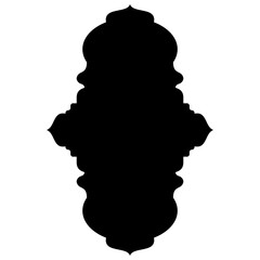 Islamic Label Emblem Shape Glyph Pictogram symbol visual illustration
