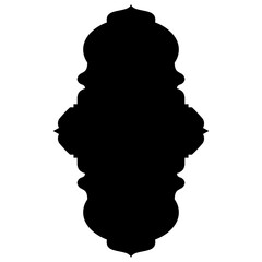 Islamic Label Emblem Shape Glyph Pictogram symbol visual illustration
