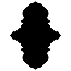 Islamic Label Emblem Shape Glyph Pictogram symbol visual illustration