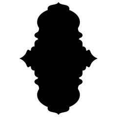Islamic Label Emblem Shape Glyph Pictogram symbol visual illustration