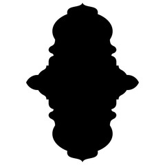 Islamic Label Emblem Shape Glyph Pictogram symbol visual illustration
