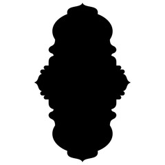 Islamic Label Emblem Shape Glyph Pictogram symbol visual illustration