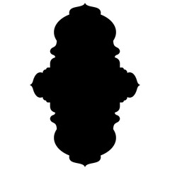 Islamic Label Emblem Shape Glyph Pictogram symbol visual illustration