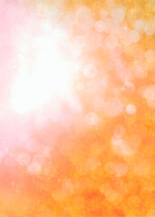 Orange bokeh background for banner, poster, Party, Anniversary, greetings, and various design works