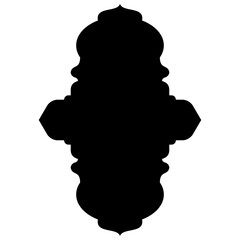 Islamic Label Emblem Shape Glyph Pictogram symbol visual illustration