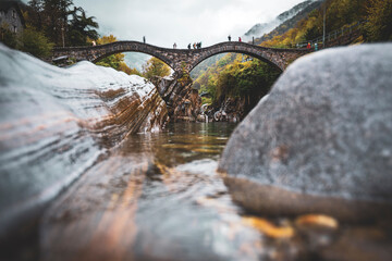 Ponte dei Santi 17. Jahrhundert Valle Verzasca