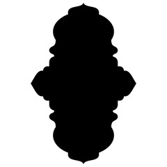 Islamic Label Emblem Shape Glyph Pictogram symbol visual illustration