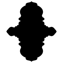 Islamic Label Emblem Shape Glyph Pictogram symbol visual illustration