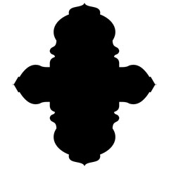 Islamic Label Emblem Shape Glyph Pictogram symbol visual illustration