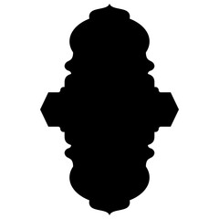 Islamic Label Emblem Shape Glyph Pictogram symbol visual illustration