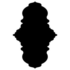 Islamic Label Emblem Shape Glyph Pictogram symbol visual illustration