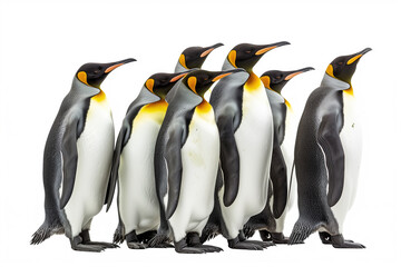 Group of Penguins Standing Together