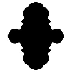 Islamic Label Emblem Shape Glyph Pictogram symbol visual illustration