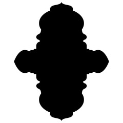 Islamic Label Emblem Shape Glyph Pictogram symbol visual illustration