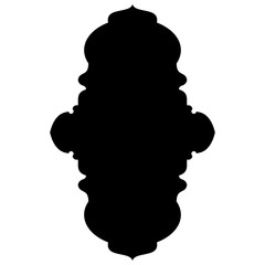 Islamic Label Emblem Shape Glyph Pictogram symbol visual illustration