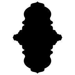 Islamic Label Emblem Shape Glyph Pictogram symbol visual illustration