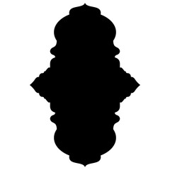 Islamic Label Emblem Shape Glyph Pictogram symbol visual illustration