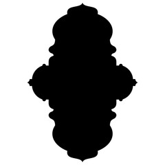 Islamic Label Emblem Shape Glyph Pictogram symbol visual illustration