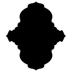 Islamic Label Emblem Shape Glyph Pictogram symbol visual illustration