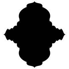 Islamic Label Emblem Shape Glyph Pictogram symbol visual illustration