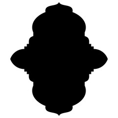 Islamic Label Emblem Shape Glyph Pictogram symbol visual illustration