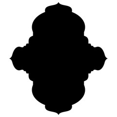 Islamic Label Emblem Shape Glyph Pictogram symbol visual illustration