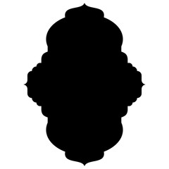 Islamic Label Emblem Shape Glyph Pictogram symbol visual illustration