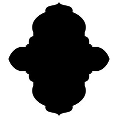 Islamic Label Emblem Shape Glyph Pictogram symbol visual illustration