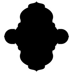 Islamic Label Emblem Shape Glyph Pictogram symbol visual illustration