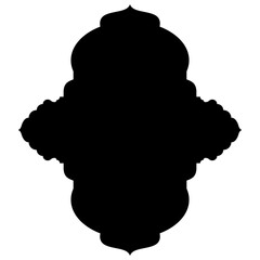 Islamic Label Emblem Shape Glyph Pictogram symbol visual illustration