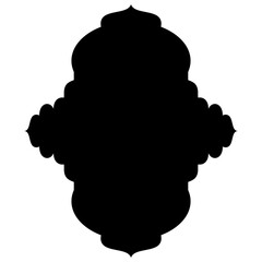 Islamic Label Emblem Shape Glyph Pictogram symbol visual illustration