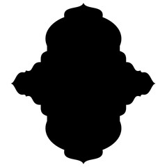 Islamic Label Emblem Shape Glyph Pictogram symbol visual illustration