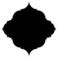 Islamic Label Emblem Shape Glyph Pictogram symbol visual illustration
