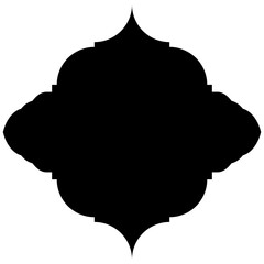 Islamic Label Emblem Shape Glyph Pictogram symbol visual illustration