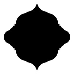 Islamic Label Emblem Shape Glyph Pictogram symbol visual illustration