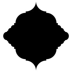 Islamic Label Emblem Shape Glyph Pictogram symbol visual illustration